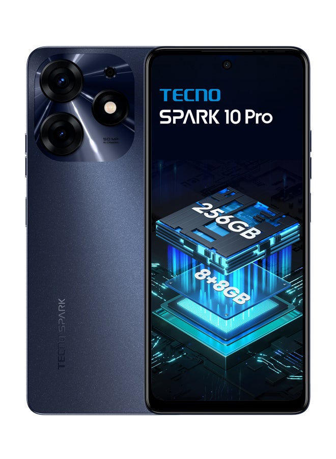 Spark 10 Pro 6.8 Inch Starry Black 8GB 128GB 4G - International Version