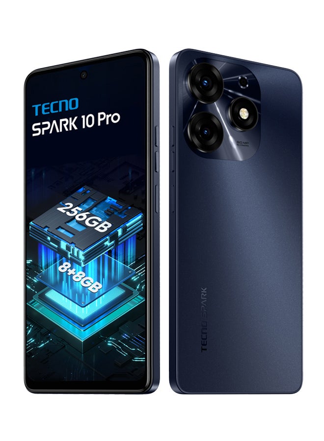 Spark 10 Pro 6.8 Inch Starry Black 8GB 128GB 4G - International Version