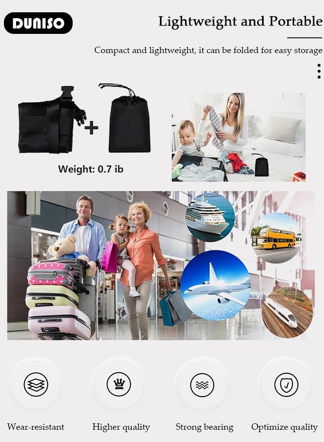 Airplane Bed for Toddler, Toddler Aircraft Bed Child Seat Extender Portable Toddler Travel Bed Aircraft Leg Rest Child Lying Down Baby Travel Essentials Flight Sleep