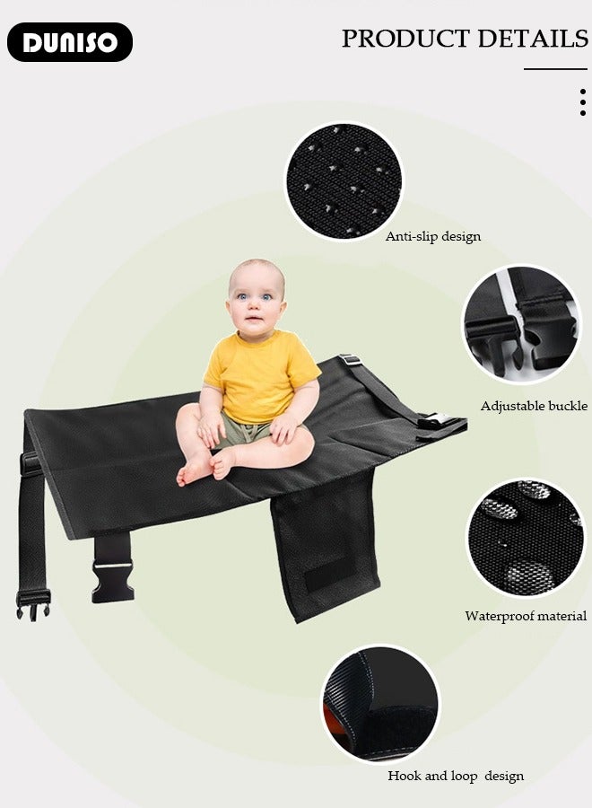 Airplane Bed for Toddler, Toddler Aircraft Bed Child Seat Extender Portable Toddler Travel Bed Aircraft Leg Rest Child Lying Down Baby Travel Essentials Flight Sleep