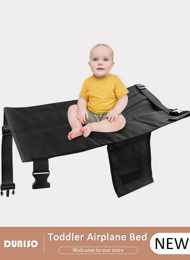 Airplane Bed for Toddler, Toddler Aircraft Bed Child Seat Extender Portable Toddler Travel Bed Aircraft Leg Rest Child Lying Down Baby Travel Essentials Flight Sleep