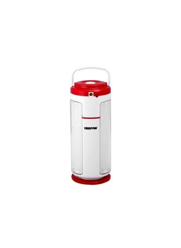Geepas Ge53023 Rechargeable LED Lantern 10W - Emergency Lantern With Light Dimmer Function | 54 Super Bright Leds, 7 Hours Working | Ideal For Camping Hiking & Emergency Use