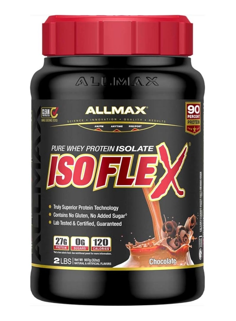 Allmax, Isoflex Protein, 2LB, Chocolate, 30 Servings