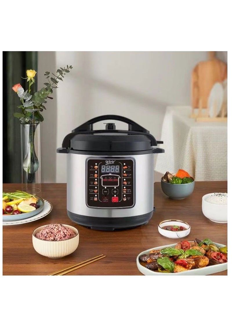 9 Liters Stainless Steel Multifunctional Electric Pressure Cooker WTR-9007 (1 year Warranty)