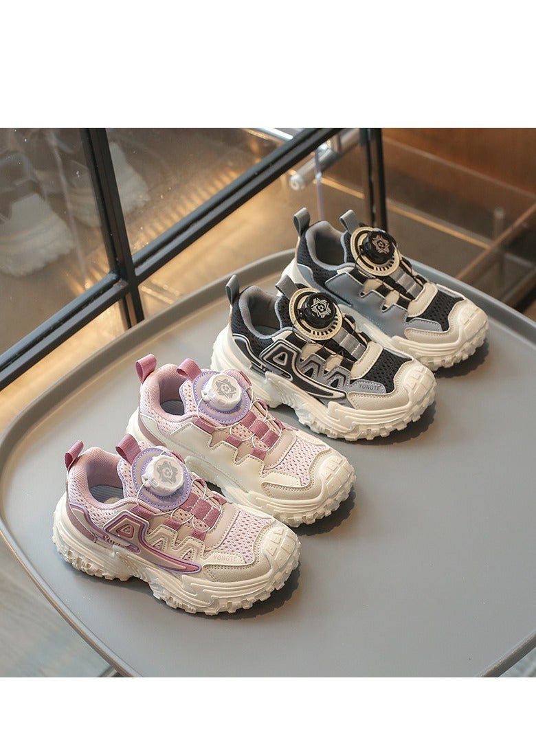 Rainbow colored sports shoes cute dopamine light sole autumn new Korean version high-quality fashion