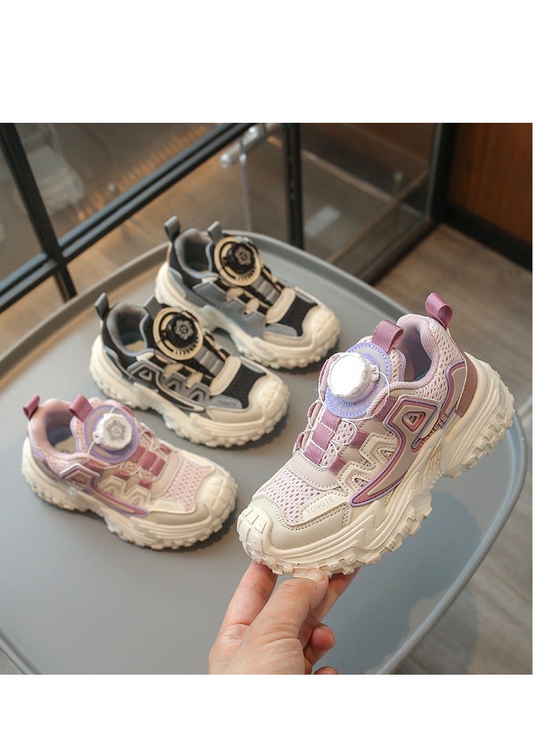 Rainbow colored sports shoes cute dopamine light sole autumn new Korean version high-quality fashion