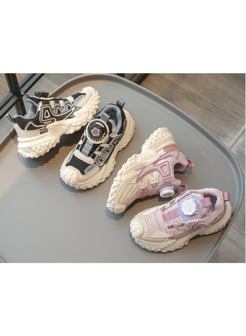 Rainbow colored sports shoes cute dopamine light sole autumn new Korean version high-quality fashion