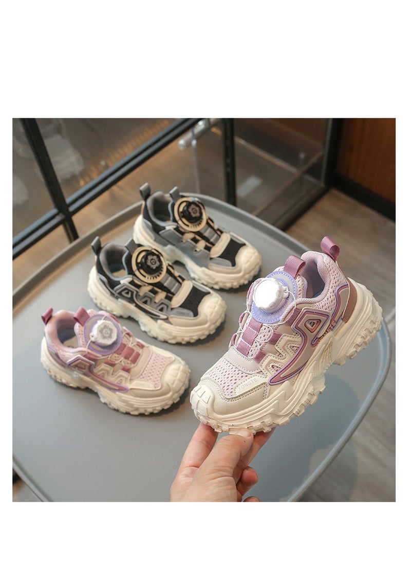 Rainbow colored sports shoes cute dopamine light sole autumn new Korean version high-quality fashion