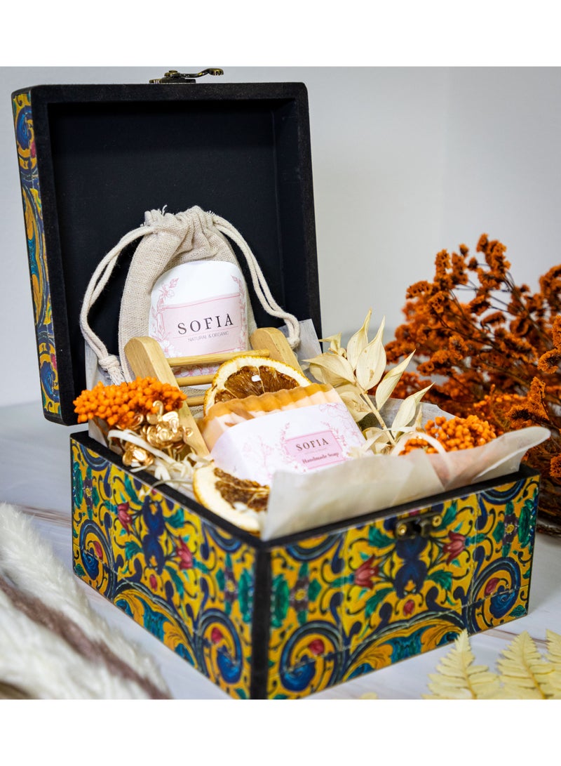 Orange Aromatherapy Soap Collection Gift Set- Birthday Gift