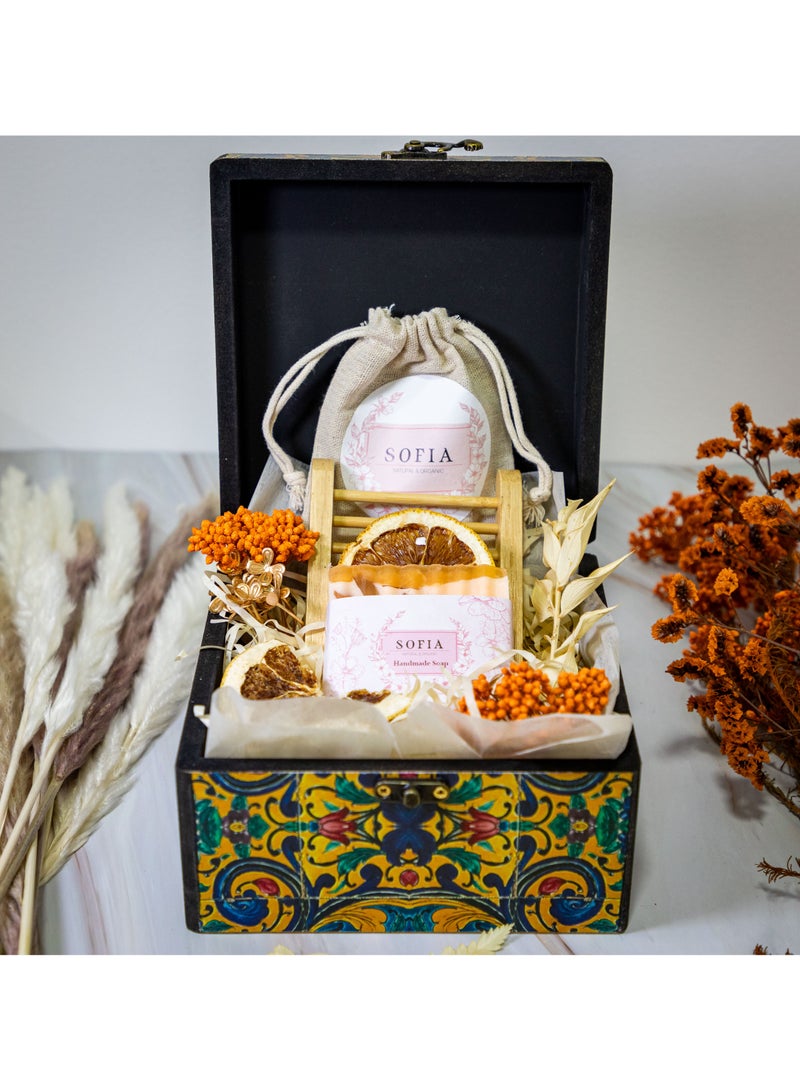 Orange Aromatherapy Soap Collection Gift Set- Birthday Gift