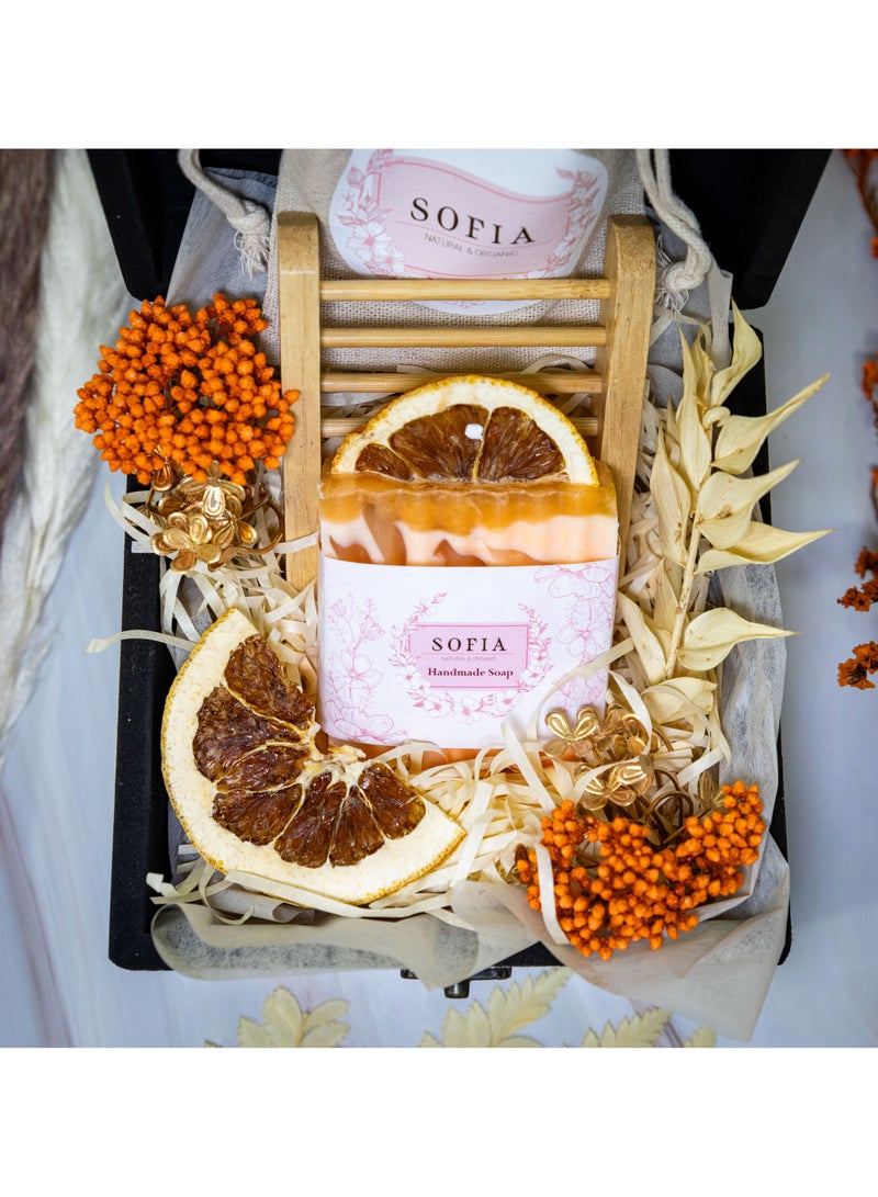Orange Aromatherapy Soap Collection Gift Set- Birthday Gift