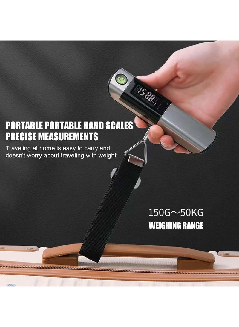 Digital Hanging Luggage Scale Portable Compact Handheld Baggage Scale For Travel Suitcase Scale For Traveling With LCD Display Essentials Travel Weighing Device