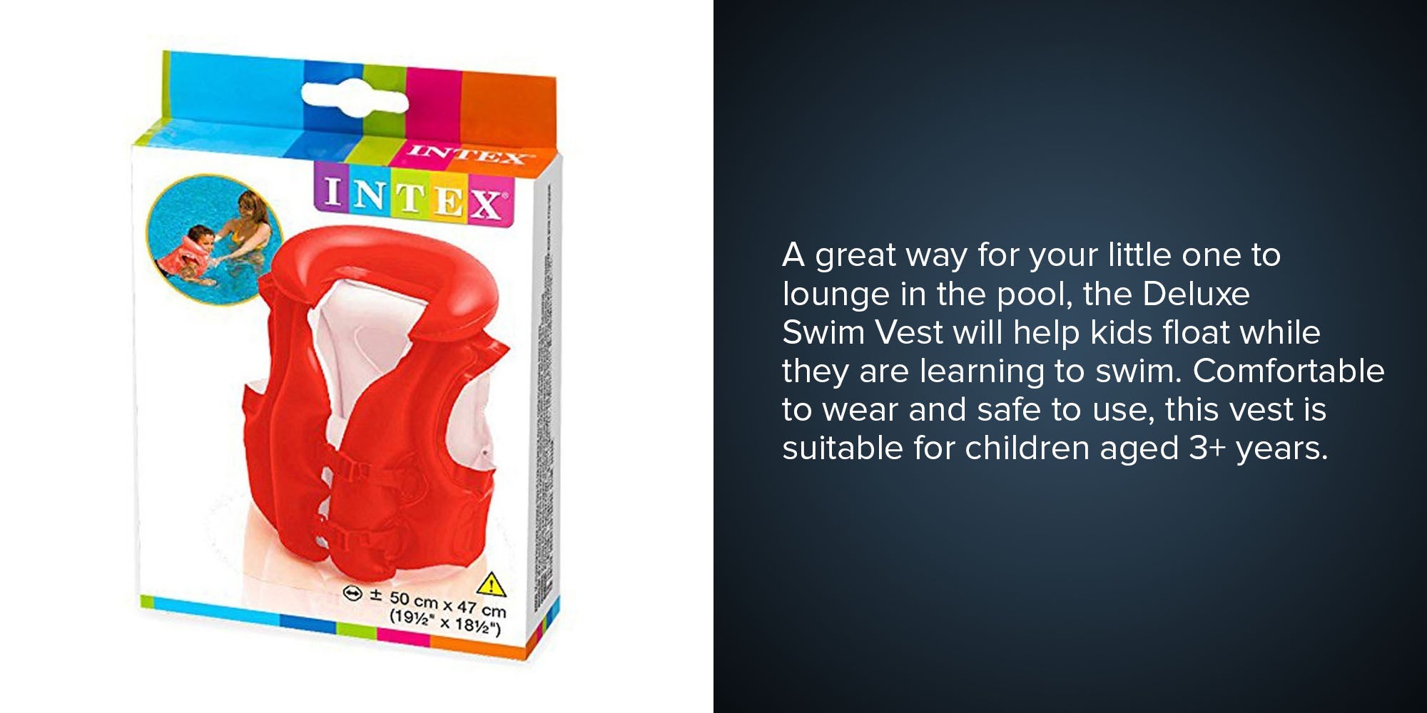 Deluxe Swim Vest 50x 47cm