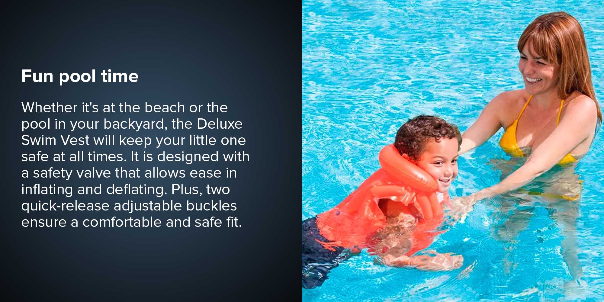Deluxe Swim Vest 50x 47cm