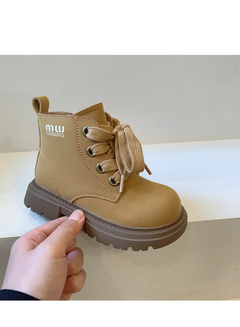 Children's Yellow Boots, Martin Boots, Fashionable And Personalized Short Boots