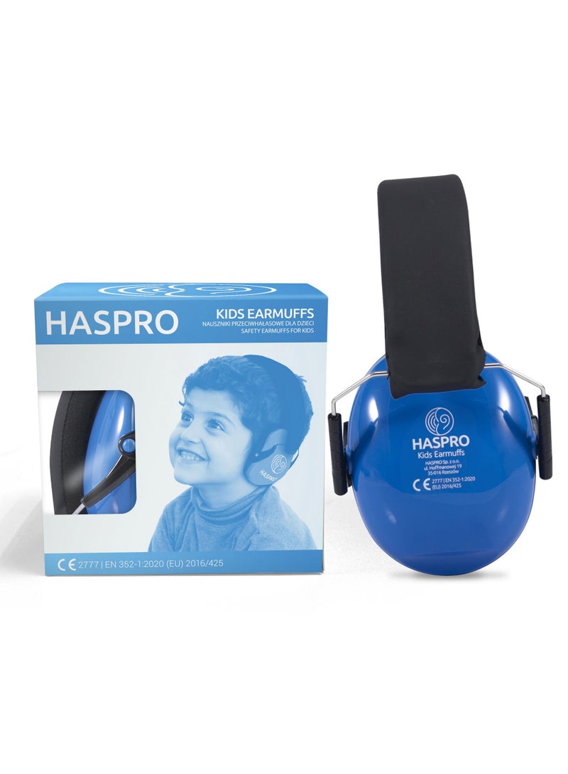 HASPRO Kids Earmuffs - Noise-Cancelling Hearing Protection for Children - Comfortable, Adjustable, Durable, Certified for Sleep, Travel, Concerts, and More!