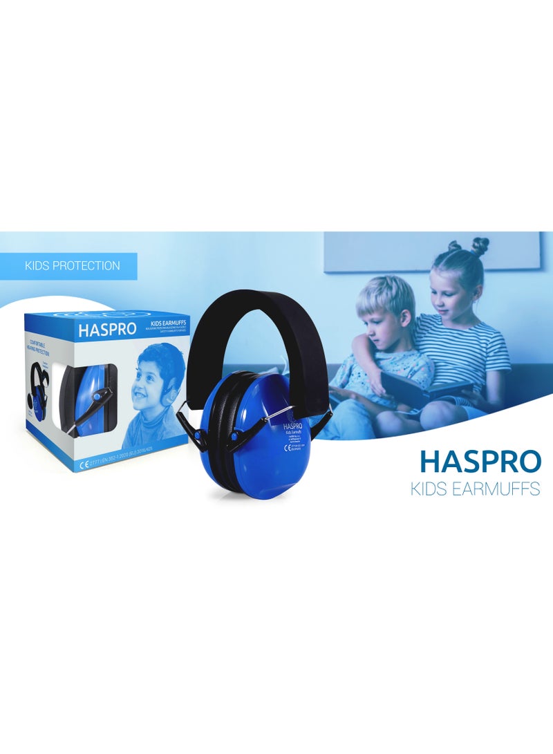 HASPRO Kids Earmuffs - Noise-Cancelling Hearing Protection for Children - Comfortable, Adjustable, Durable, Certified for Sleep, Travel, Concerts, and More!