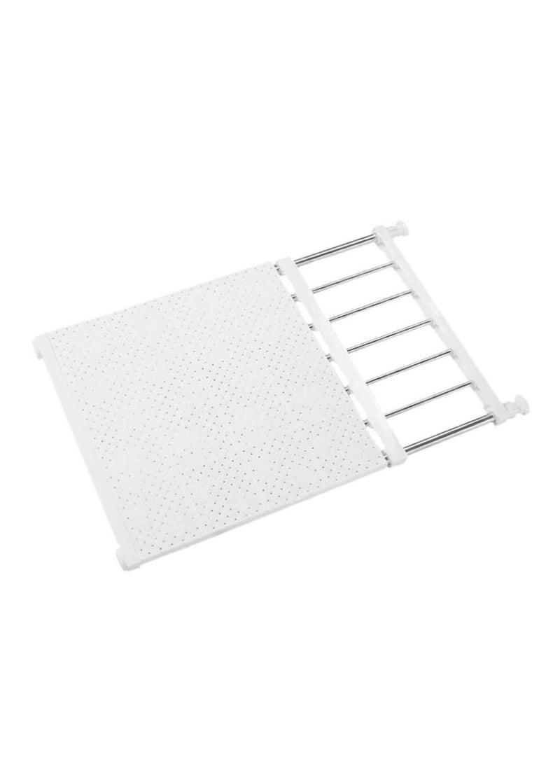 Tension Shelf 1 Set Shelf Divider and Separators Nail-Free Retractable Storage Rack for Closet Adjustable Locker Shelf Adjustable Locker Shelf