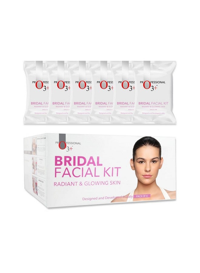 Bridal Facial Kit For Radiant And Glowing Skin - Suitable For All Skin Types (120G X Pack Of 6)