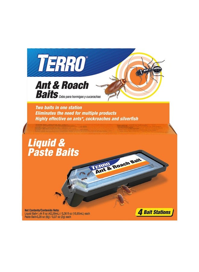 T360 Ant And Roach Stations 1 Pack Ant & Roach Baits Black