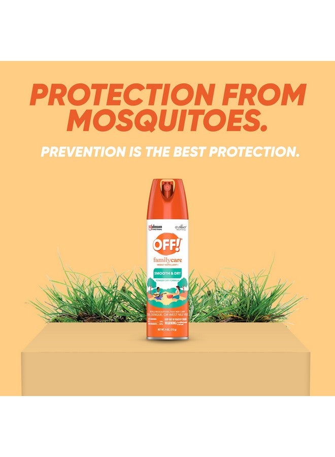 Family Care Insect & Mosquito Repellent Bug Spray Containing 15% Deet Protects Against Mosquitoes 4 Oz 2 Count