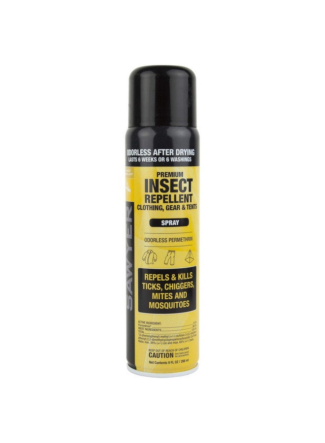 Sp602 Premium Permethrin Clothing Insect Repellent Aerosol Spray 9Ounce (Packaging May Vary)