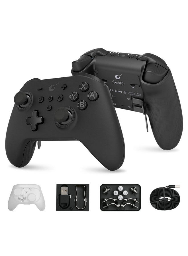 Kk3 Max Controller (No Drift) For Switch/Pc/Android/Macos/Ios With 4 Back Buttons, Hall Joysticks And Triggers, Maglev/Rotor/Hd Vibration,1000Hz Polling Rate, Rgb Lights