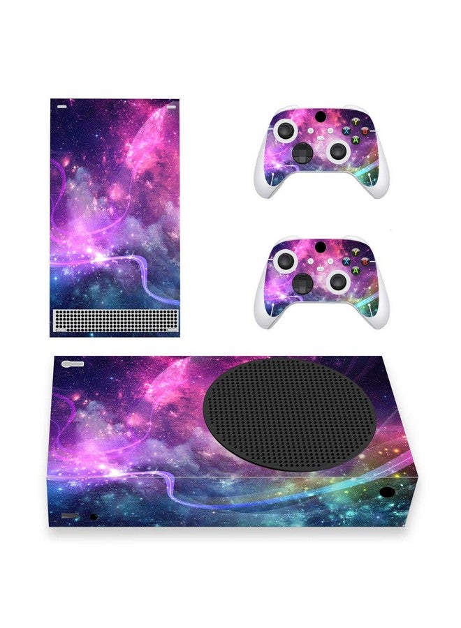 Purple Galaxy Custom Vinyl Skins For Xbox Core Wireless Controller, Wrap Decal Cover Stickers For Xbox Series S Console Controller