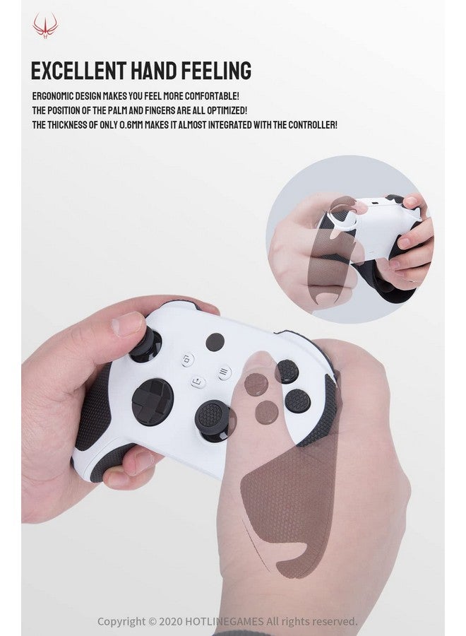 Hotlinegames 2.0 Plus Controller Grip For Xbox Series X/S Controller Grips Tape Xsx Xss Controllers, Anti Slip, Sweat Absorbent, Easy To Apply (Handle Grips+Buttons+Triggers (20Pcs))