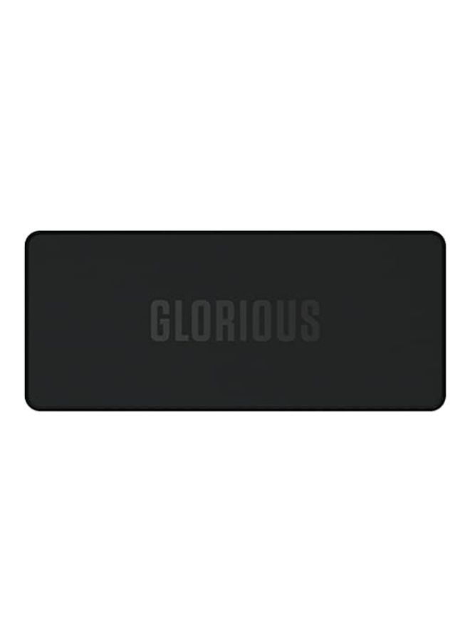 Gaming Sound Dampening Keyboard Mat 13.7 x 5.7 Inch Compact Deskpad Non-Slip Rubber Base Washable Cloth Surface Durable Stitched Edges