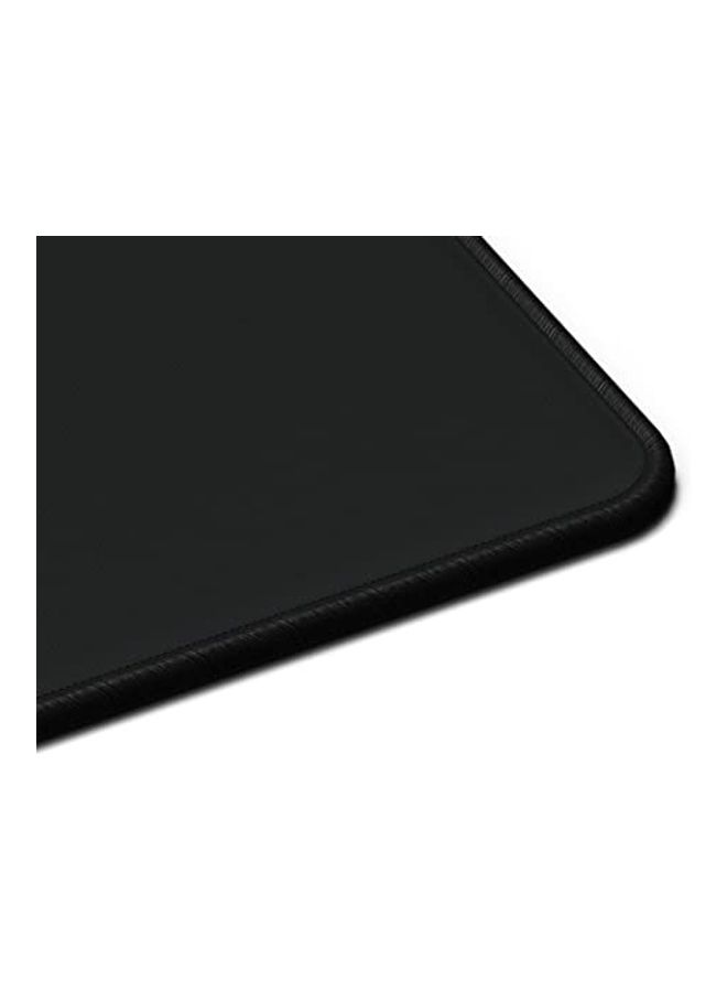 Gaming Sound Dampening Keyboard Mat 13.7 x 5.7 Inch Compact Deskpad Non-Slip Rubber Base Washable Cloth Surface Durable Stitched Edges