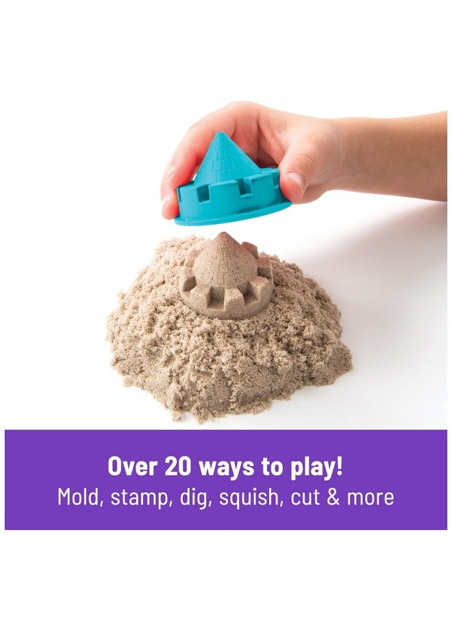 Folding Sand Box With 2Lbs Of All Natural 7 Molds And Tools Play Sand Sensory Toys For Kids Ages 3 And Up