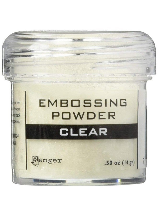 Embossing Powder .50 Ounce Jar Clear