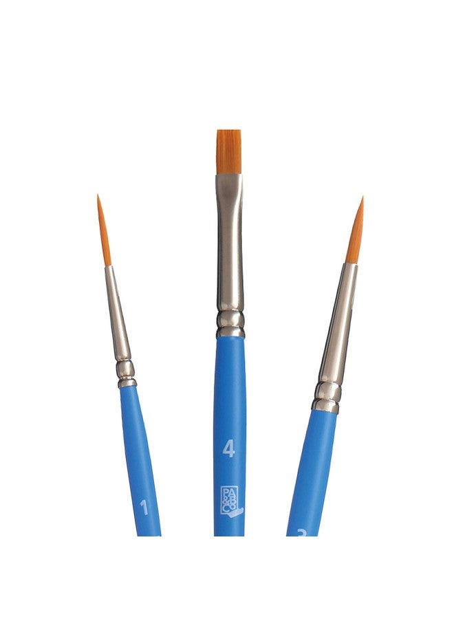 Select Artiste Paintbrush 3 3 Brush Set Blue