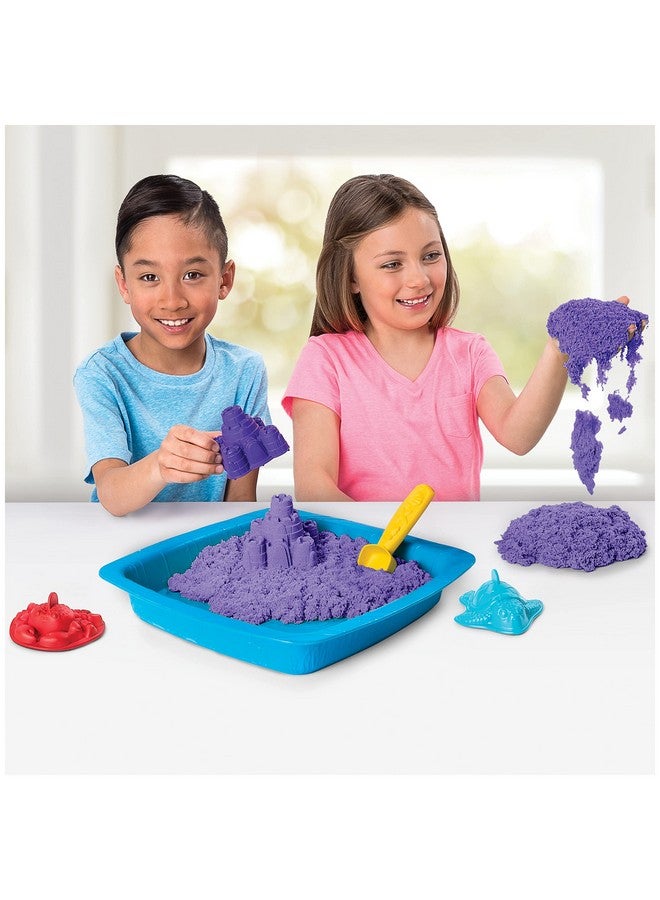 Sandbox Playset With 1Lb Of Purple And 3 Molds For Ages 3 And Up