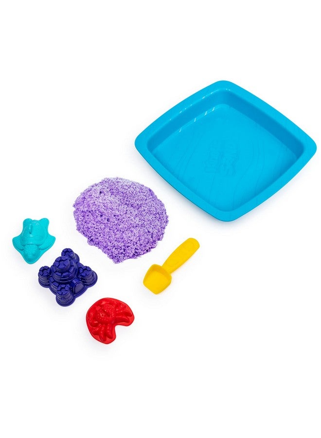 Sandbox Playset With 1Lb Of Purple And 3 Molds For Ages 3 And Up