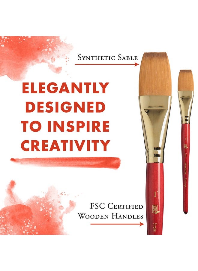 Heritage Paintbrush Size 1 Inch Scarlet