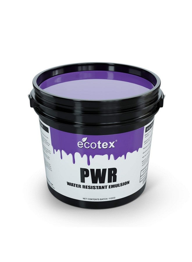 Ecotex® Pwr Screen Printing Emulsion (Quart 32Oz.) Pre Sensitized Photo Emulsion For Silk Screens And Fabric For Screen Printing Plastisol Ink And Water Based Ink Screen Printing Supplies
