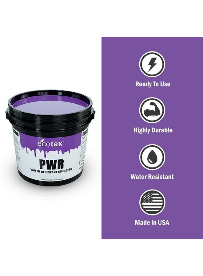 Ecotex® Pwr Screen Printing Emulsion (Quart 32Oz.) Pre Sensitized Photo Emulsion For Silk Screens And Fabric For Screen Printing Plastisol Ink And Water Based Ink Screen Printing Supplies