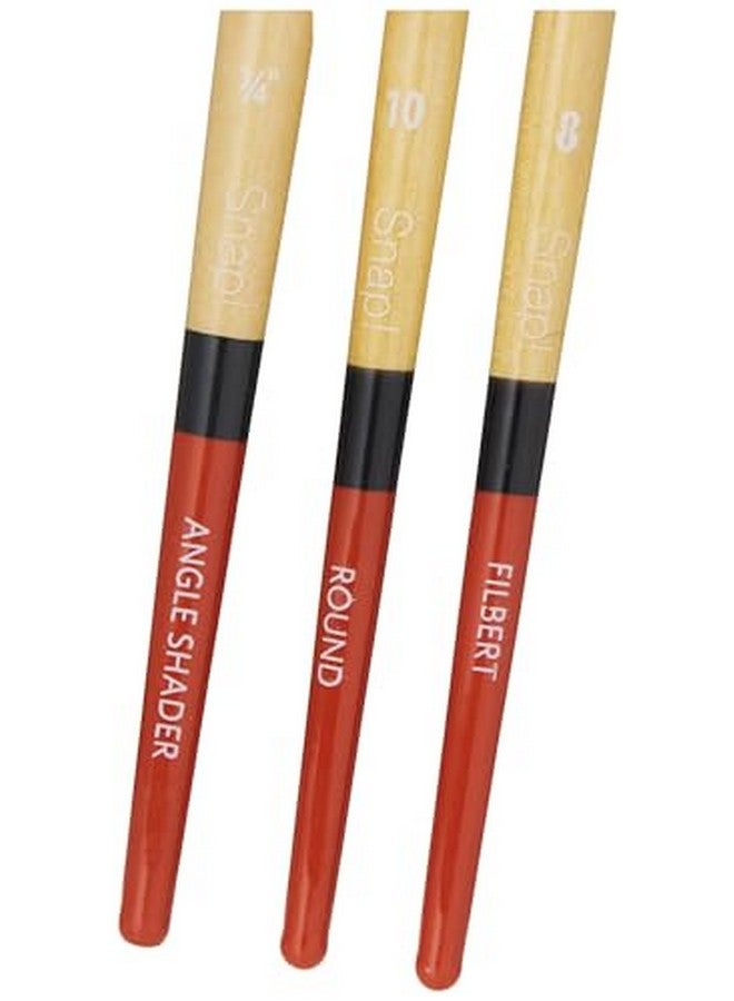 Snap! 9650Set 1 Snap Brush Fb 8 Rnd 10 Ang Shader 34In Multicolor