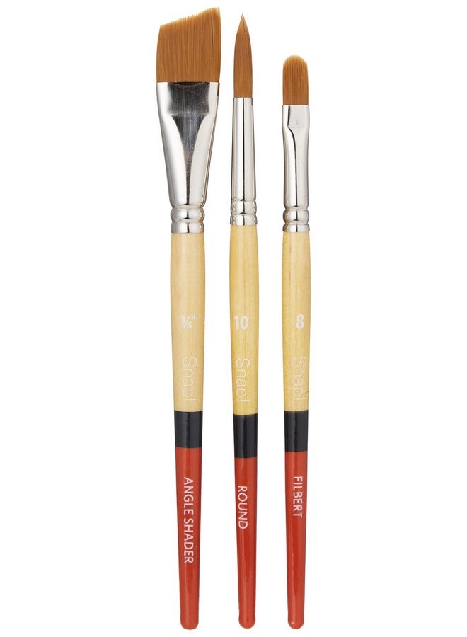 Snap! 9650Set 1 Snap Brush Fb 8 Rnd 10 Ang Shader 34In Multicolor