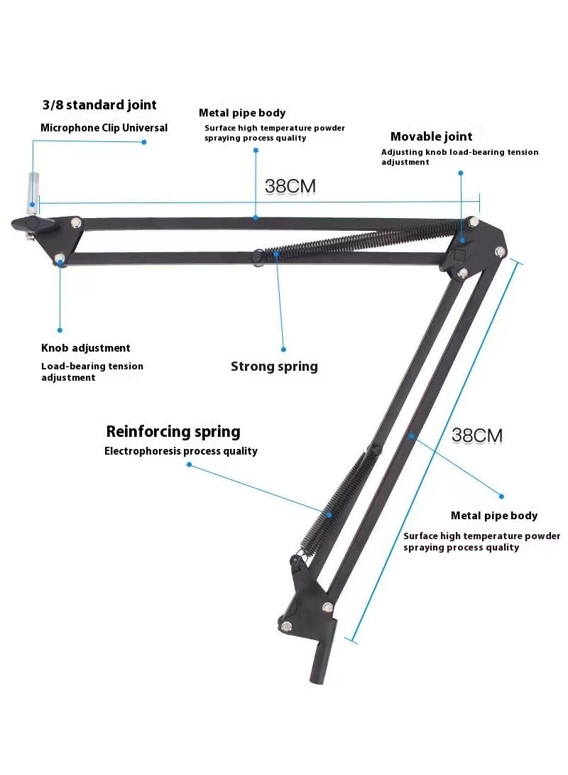 NB35 Microphone Universal Suspension Boom Stand