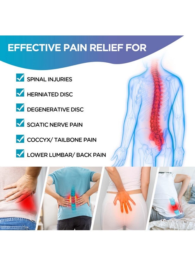 Ice Pack For Lower Back Pain Relief, Fsa Hsa Eligible, Reusable Gel Back Ice Pack Wrap For Sciatica Injuries With Hot Cold Compression, Back Brace For Lumbar, Waist, Sciatic Nerve, Coccyx