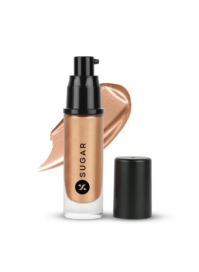 Own The Light Liquid Highlighter 04 Chic Celeste (Warm Gold) Waterproof, Illuminating Highlighter For Women With Matte Finish