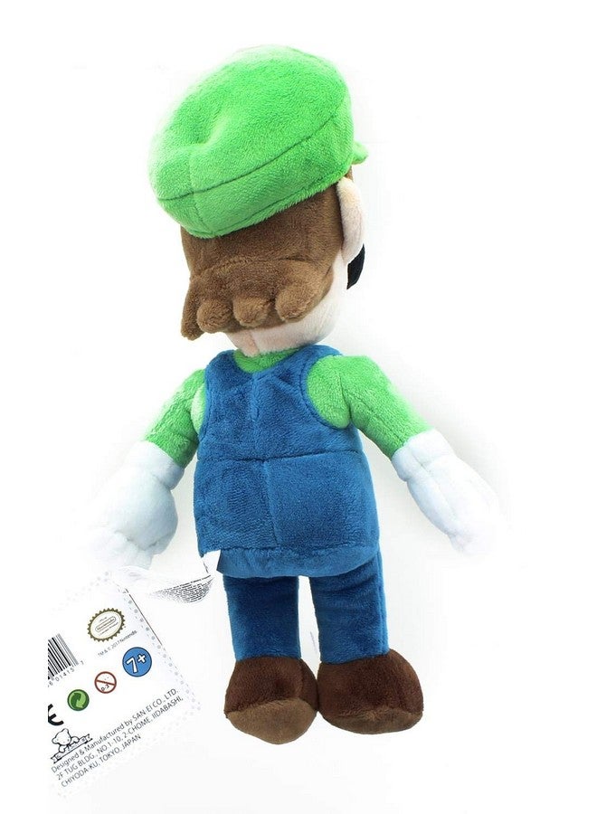 Super Mario All Star Collection 1415 Luigi Stuffed Plush, 10