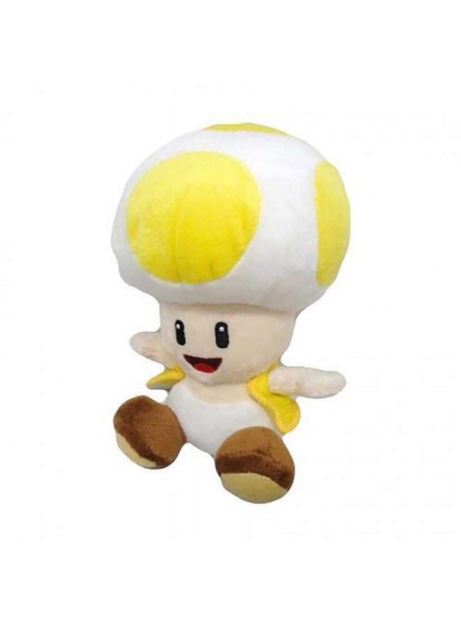 Super Mario All Star Collection 1589 Yellow Toad Stuffed Plush, 8