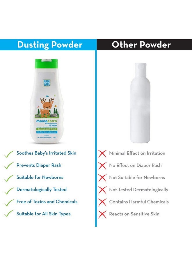 Dusting Powder With Organic Oatmeal & Arrowroot Powder For Babies - 300G