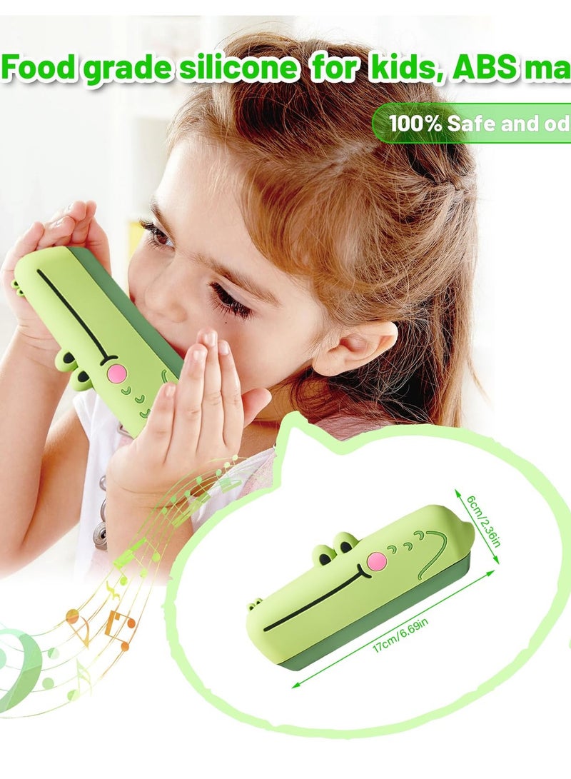 16 Hole Diatonic Harmonica for Kids with Protective Cover, Ideal Musical Toy for Beginners, Perfect Birthday Gift and Party Fun