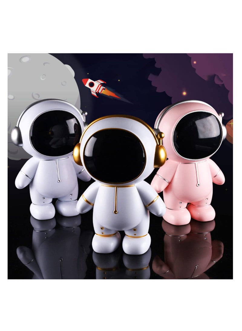 SYOSI, Coin Bank in Astronaut Shape with Removable Cover, Indestructible Plastic Coin Bank, Funny Astronaut Decorationsfor Kids, Boys, Girls