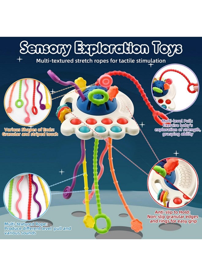 Sensory Montessori Baby Teething Toys, Silicone Remote Control Teether Toddler Travel Toys For 3 6 9 18 Months, Educational Learning Toys For Infant Newborn Boy Girl Birthday Gifts